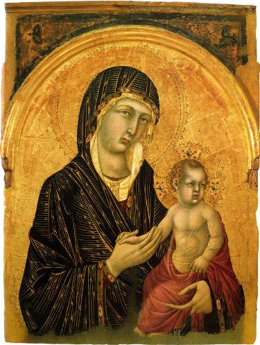 Madonna and Child  ca. 1312-1315  by Simone Martini Pinacoteca Nazionale Siena